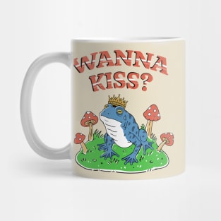 Wanna Kiss Frog Design Mug